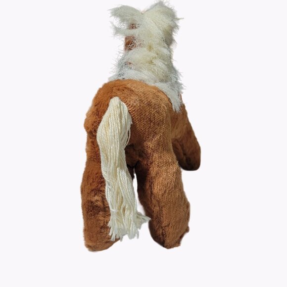 Vintage 70s Douglas Cuddle Toys Horse 9 in Plush Pride of America Stuffed Animal - Picture 4 of 8